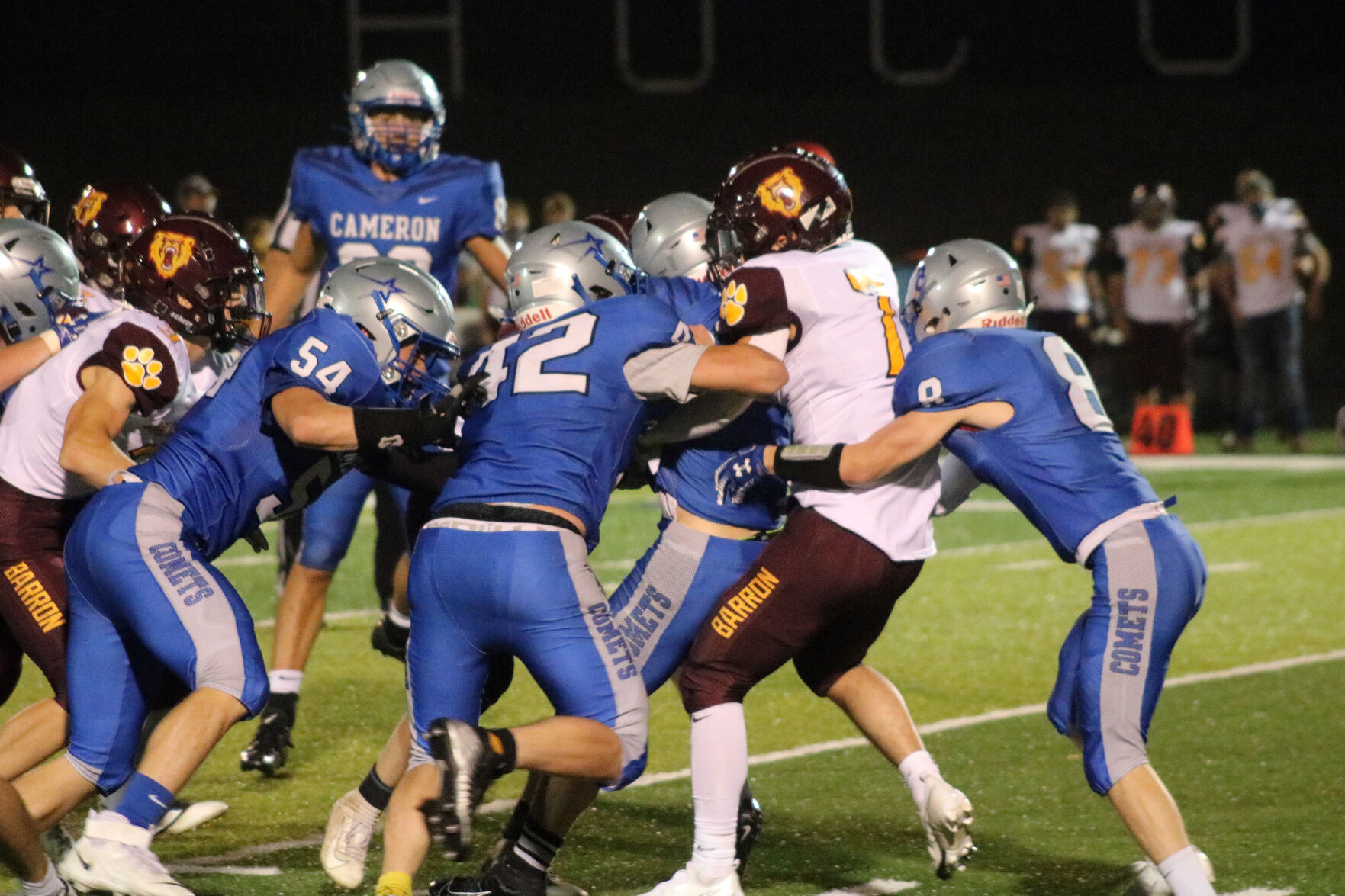 Cameron vs. Barron football 10-9-20